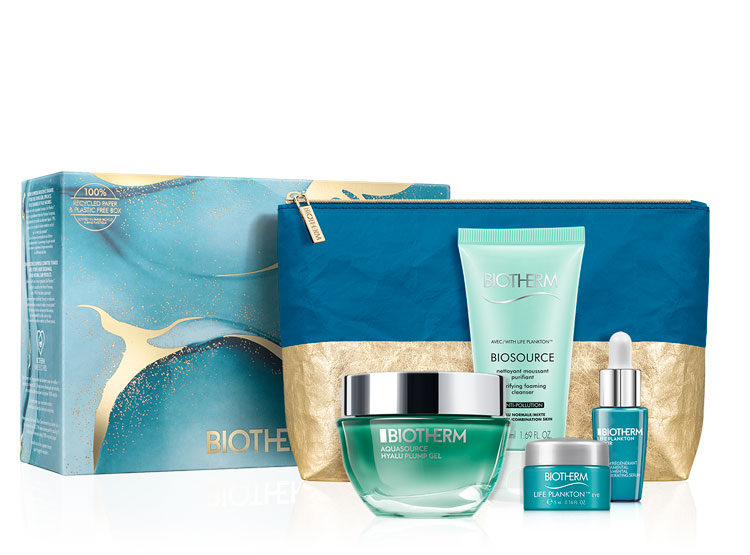 Biotherm Set Hidratacón Aquasource + Lifle Plankton