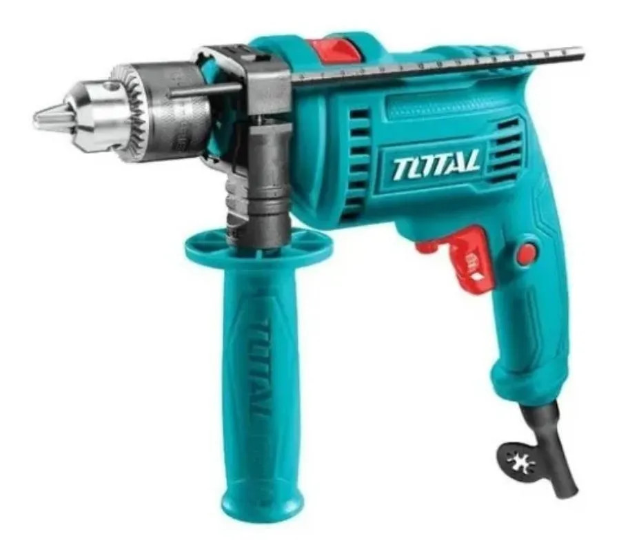 Taladro Percutor Eléctrico 13mm Total Tools 680W Turquesa 220V - 240V