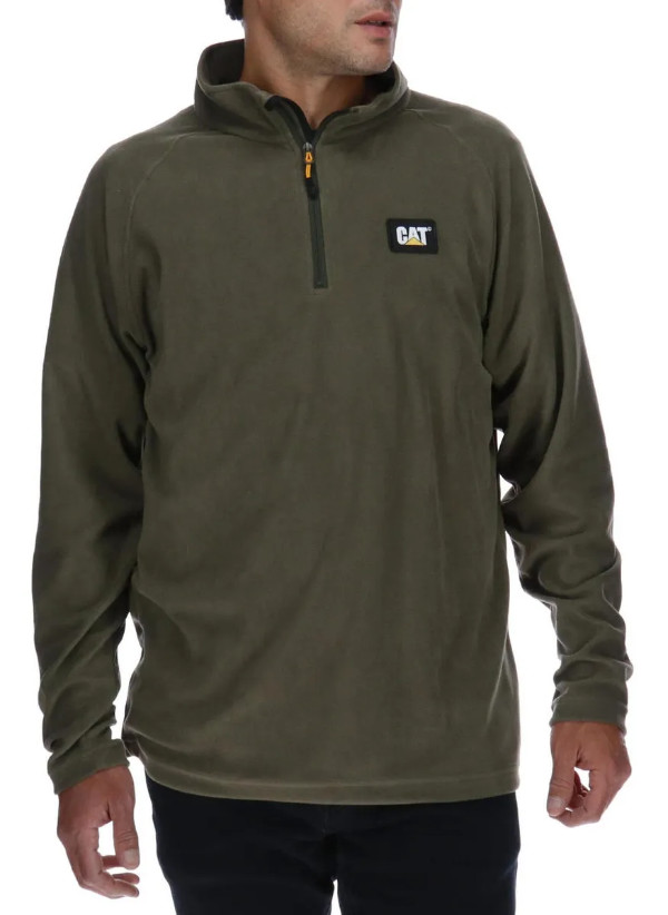 Polar CAT Hombre Ag Fleece Pullover Verde