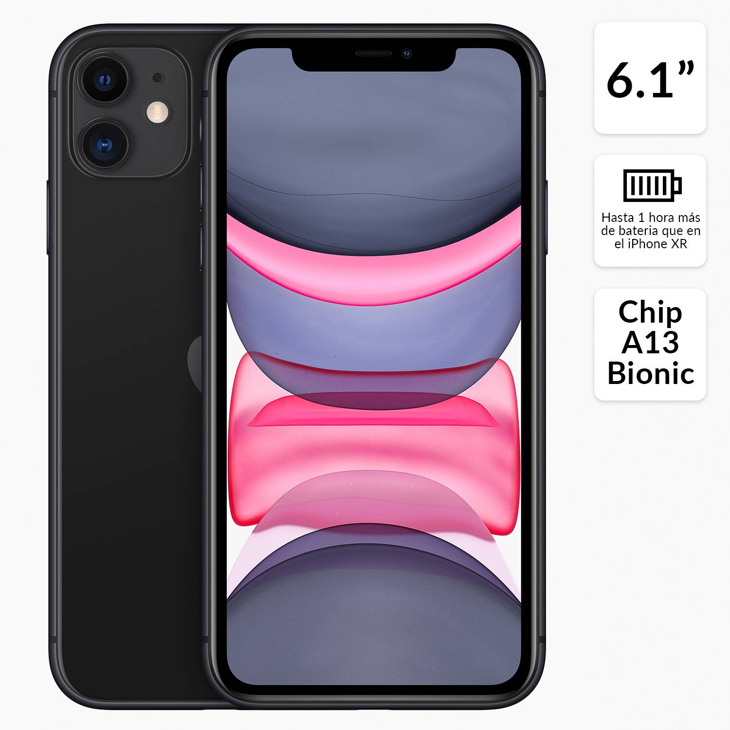 Apple iPhone 11 64GB, Liberado. Disponible En 3 Colores