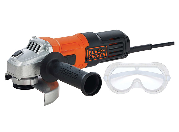 Esmeril Black & Decker Angular 4 1/2 650w + Antiparras