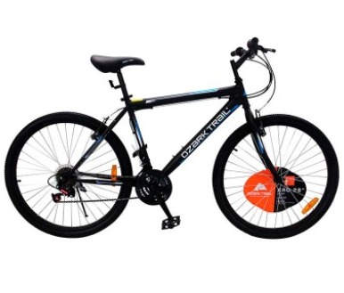Bicicleta Mountain Bike Aro 26H Negra/Celeste Ozark Trail