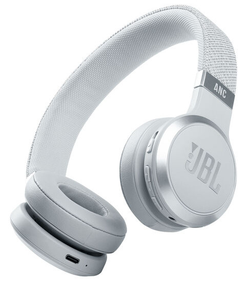Audífonos Bluetooth JBL On Ear Live 460 NC. Disponibles En Color Blanco Y Negro