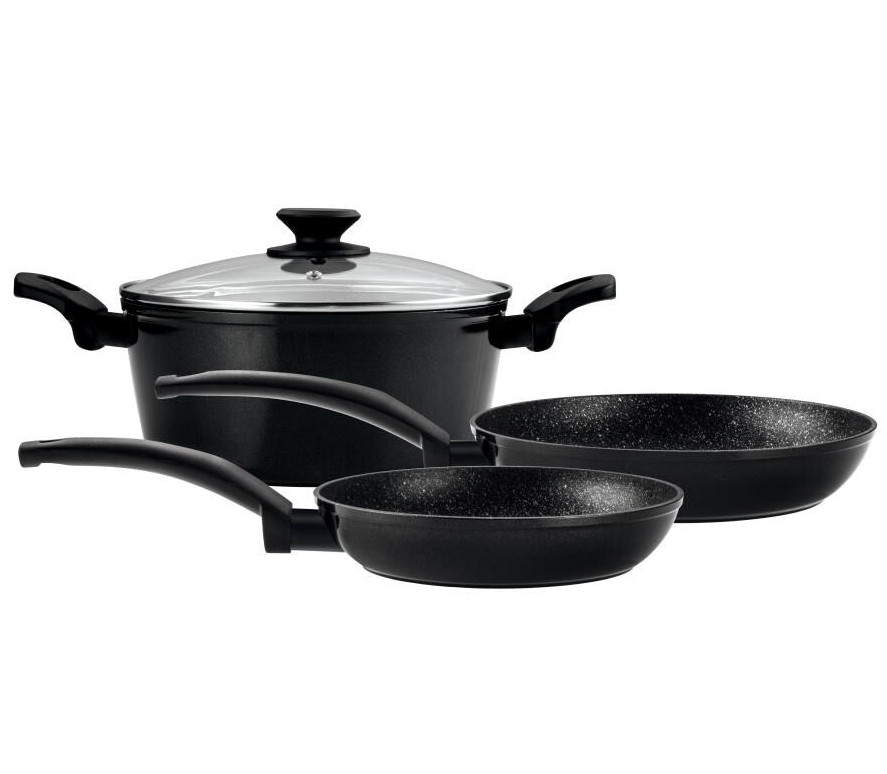 Batería De Cocina Fantuzzi Aluminio Forjado / 4 Piezas