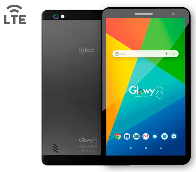 Tablet Microlab Glowy 8 (8" / 2gb Ram / 16gb / Wifi/ 4G LTE) Pantalla LCD IPS