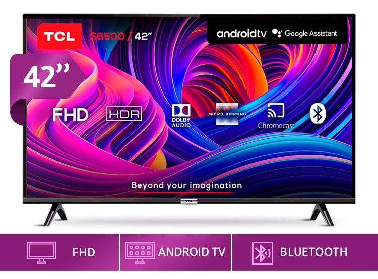 Led TCL 42” 42s6500 Android TV Full HD