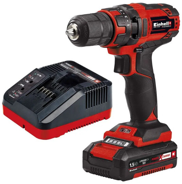 Taladro Atornillador Inalámbrico 18V 10mm TC-DC 18/35 Li + Batería 1,5 Ah Einhell