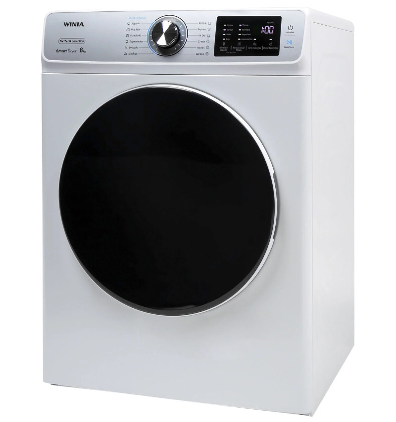 Secadora Frontal Winia 8 Kilos WKR-08K1W3, 2 Años De Garantía