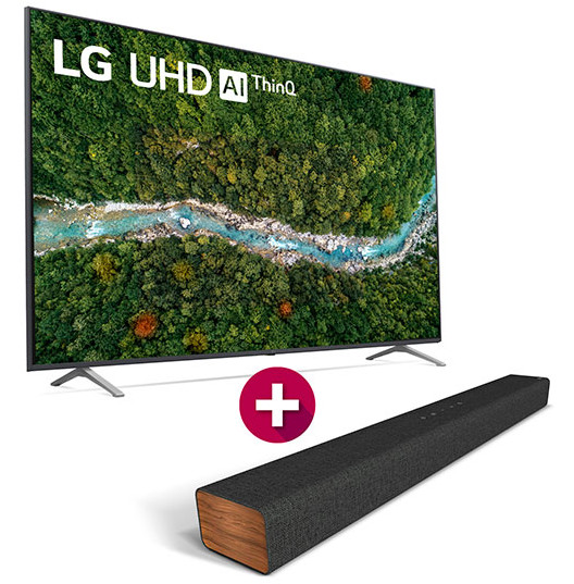 Led LG 55" Smart Tv 4k Uhd + Soundbar LG Sp2