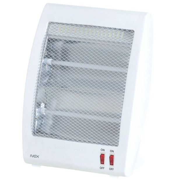 Estufa Calefactor De Cuarzo 700W QZ800 Nex, 2 Años De Garantía