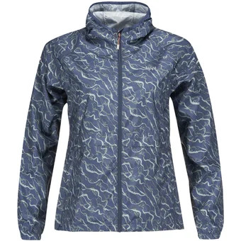 Chaqueta Cortaviento Mujer Nightfall Hoody Print Azul Noche Lippi