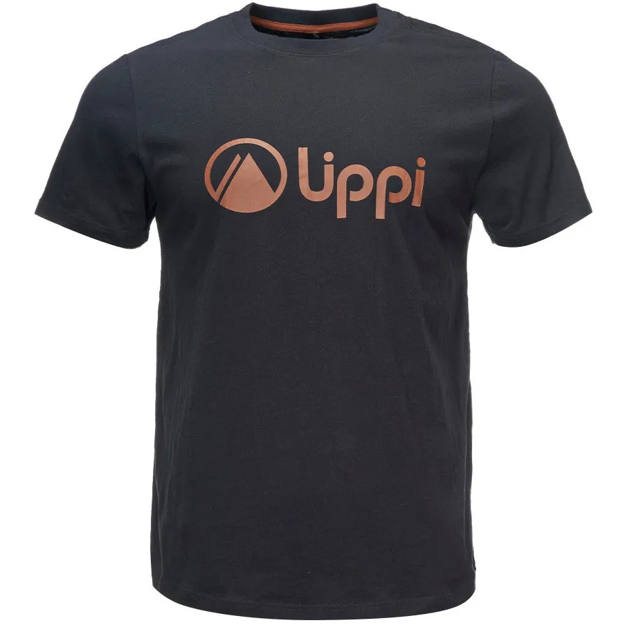 Polera Hombre Lippi Logo Uv-stop T-shirt Negro