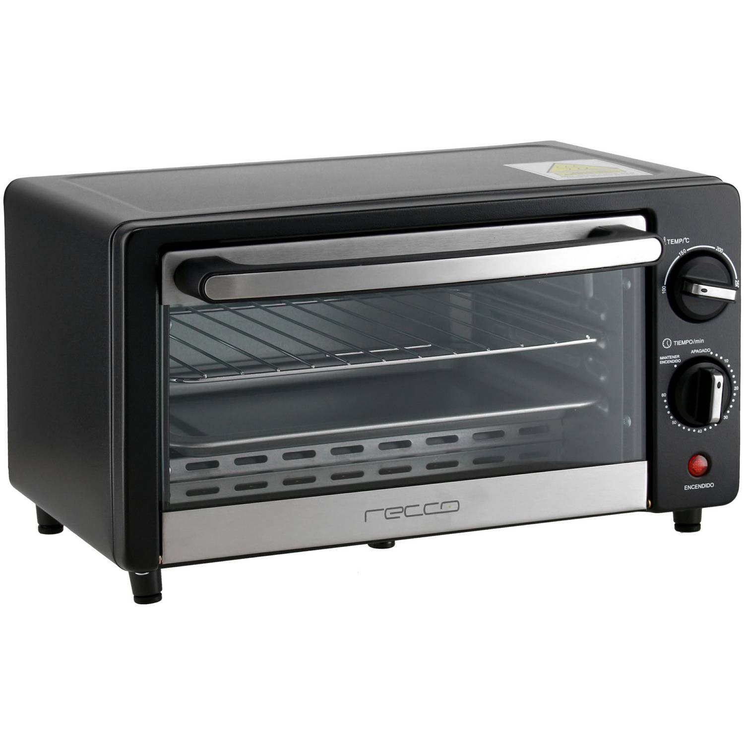 Horno Eléctrico Recco 10 Litros Negro