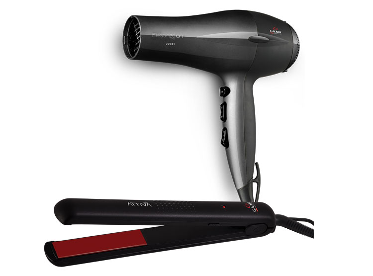 Pack Gama Plancha De Pelo Cp9 Attiva Std + Secador Eleganza Ion