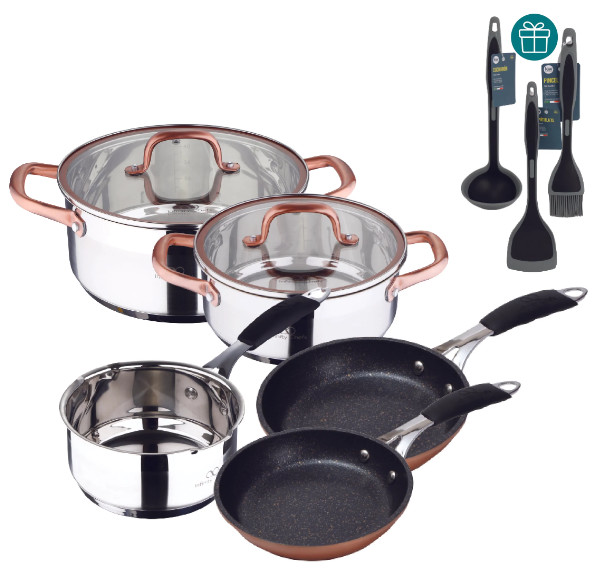 Pack 7 Piezas Infinity Chef + Utensilios De Regalo