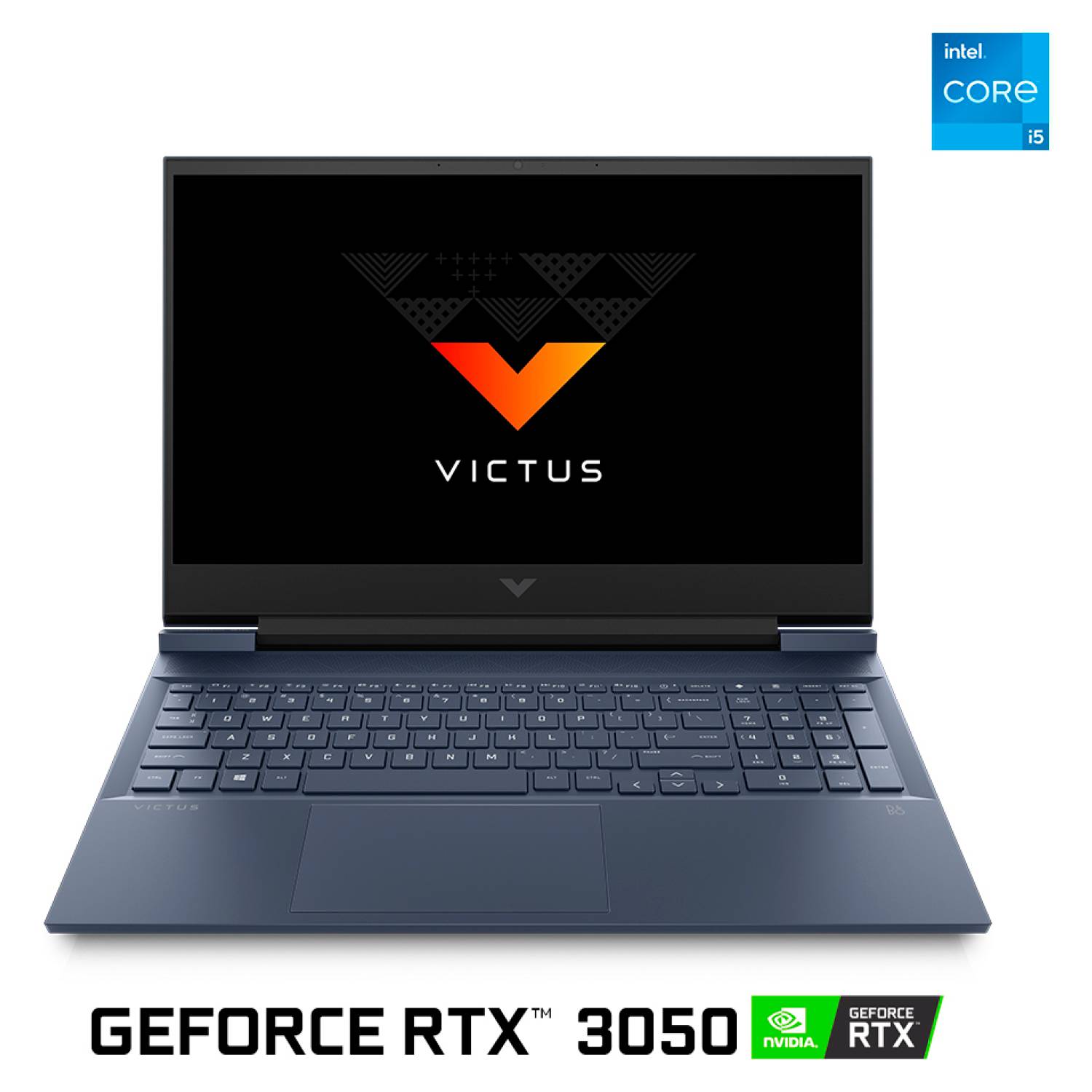 Notebook Gamer Victus Intel i5-11400H NVIDIA RTX 3050 4GB 16.1" FHD 60Hz 8GB RAM 256GB SSD Windows 11