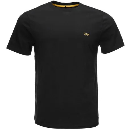 Polera Hombre Lippi Ulmo Cotton Uv-stop T-shirt Negro