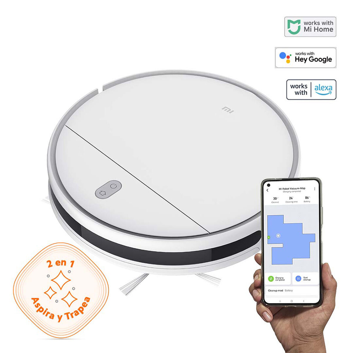 Aspiradora Trapeadora Robot Xiaomi Mi Robot Vacuum-Mop Essential