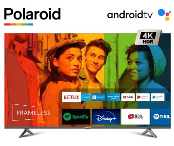 Televisor LED Polaroid 58' 4K UHD Android Smart Tv