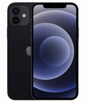 Apple iPhone 12, 128 GB, Negro / Claro