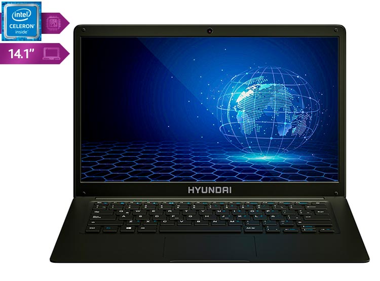 Notebook Hyundai Hybook Intel Celeron, 4gb Ram, 128gb Ssd, Intel Uhd Graphics 600, 14.1''