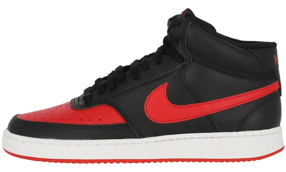 Zapatilla Nike Court Vision Mid Hombre Black/university Red
