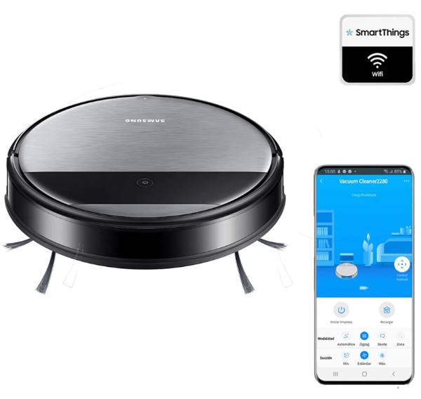 Aspiradora Trapeadora Robot Samsung PowerBot WI-FI VR05R5050WG/ZS