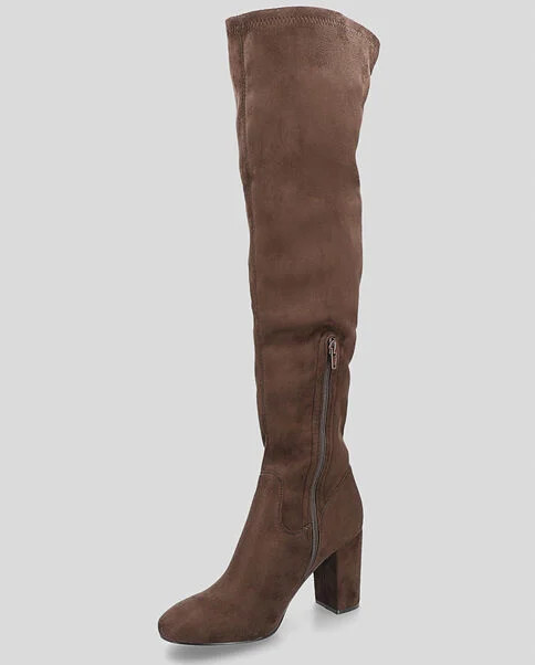 Bota Alta Mujer Alaniz, Disponible En 2 Colores