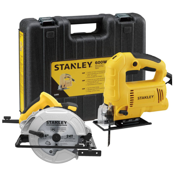 Sierra Circular 1600W + Sierra Caladora 600W SC16-SJ60K Stanley