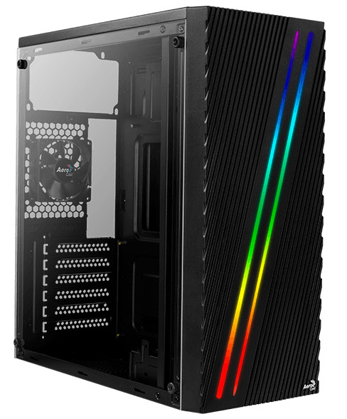Gabinete Gamer Aerocool Streak, Mid-Tower, RGB, Vidrio Templado, ATX, MicroATX, Mini-ITX