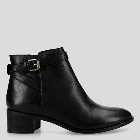 Botín Cuero Marittimo Valeria Mujer, Disponible En 2 Colores