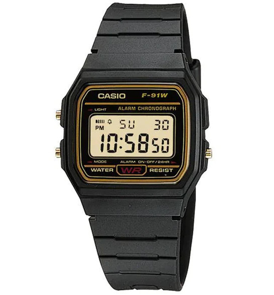 Reloj Casio Digital Unisex F-91WG-9