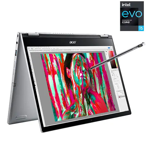 Notebook Acer 2 en 1 Touch Spin 3 FullHD 13,3" Intel Core i5-1135FG7 8GB 256GB SSD