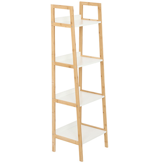 Estante Ripley Home Bamboo 4 Niveles Blanca