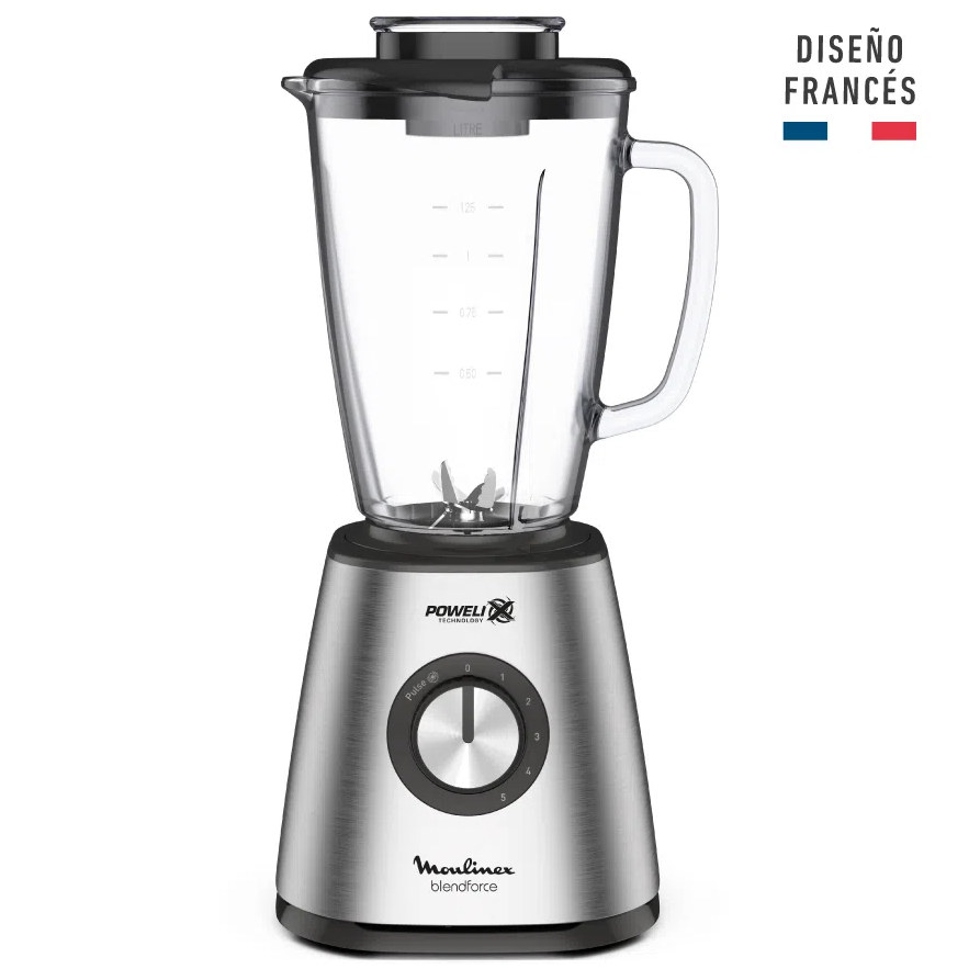 Licuadora Moulinex Blendforce Jarra 1,75 Litros Vidro Térmico