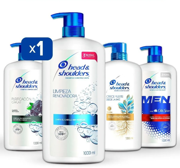 Shampoo Head & Shoulders 1000ml Variedades