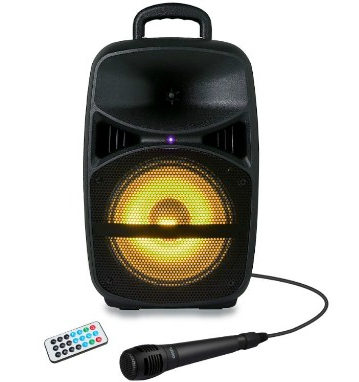 Parlante Negro De Fiesta 8" Onn