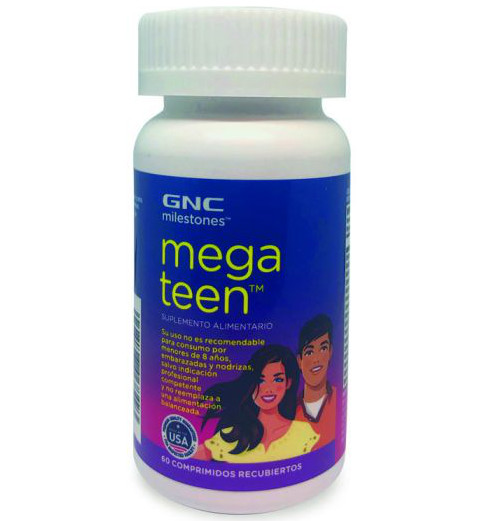 GNC Mega Teen X 60 Comprimidos Recubiertos