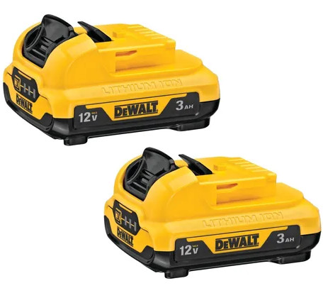 Pack 2 Baterías Ion De Litio 12v Dewalt 3Ah