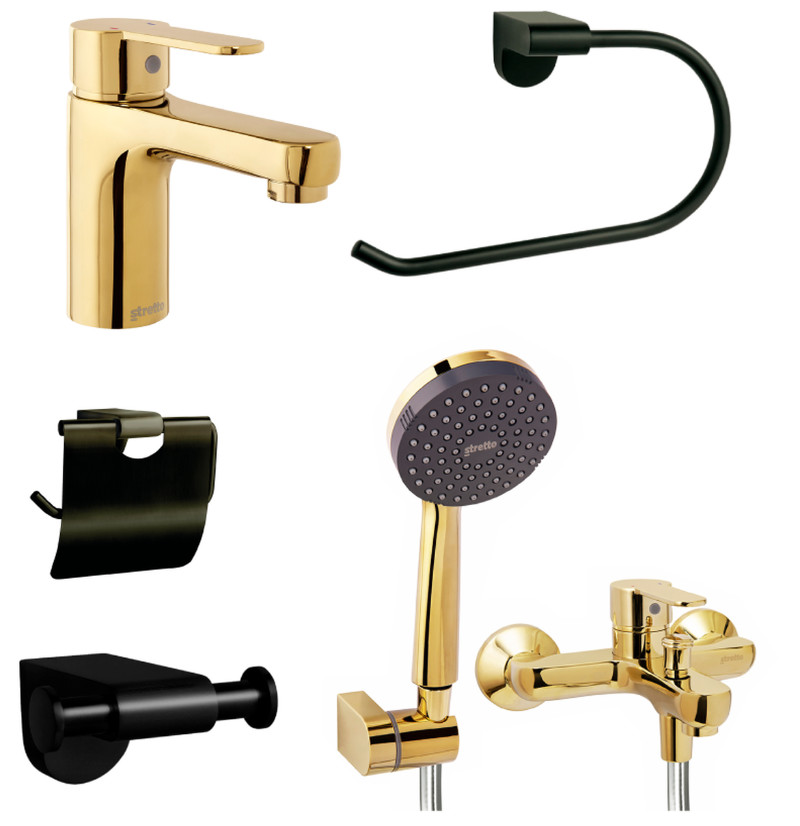 Pack De Baño Oro Atacama Stretto