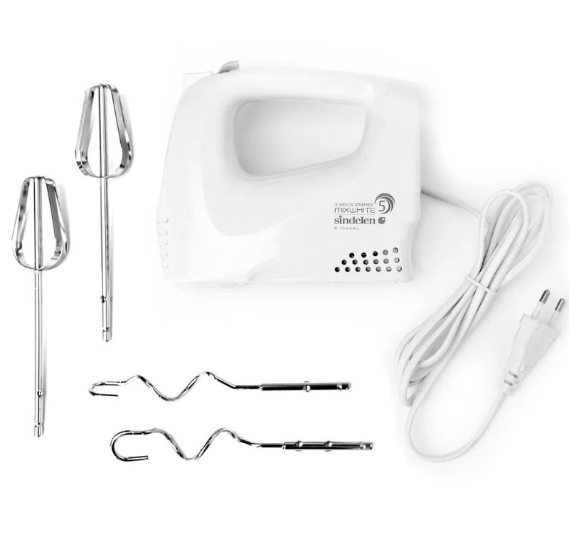 Batidora 150W B-1500BL Blanco Sindelen