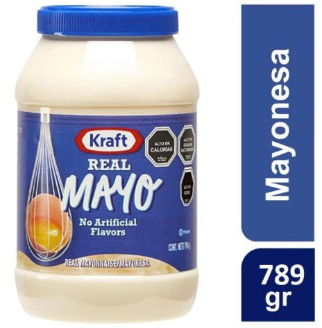 Mayonesa Kraft Regular Frasco 789g