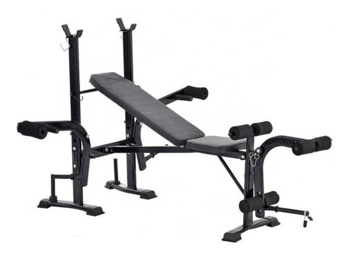 Press Banca Multifuncional Ajustable Soporta 200 Kg