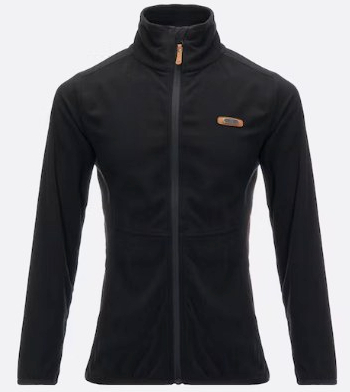 Polerón Teen Girl Stripes Nano-F Full Zip Negro Lippi