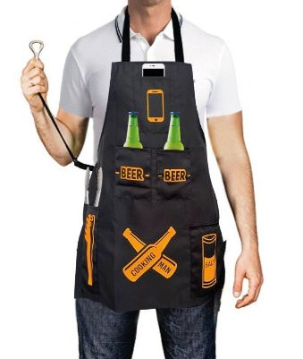 Delantal Con Abridor De Cerveza  Expert Grill