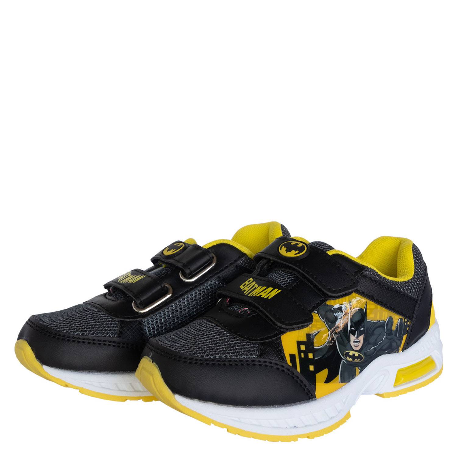 Zapatilla Urbana Luces Niño Negra DC Comics
