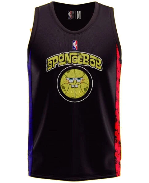 Polera Negra Sin Mangas Niño NBA Bob Esponja