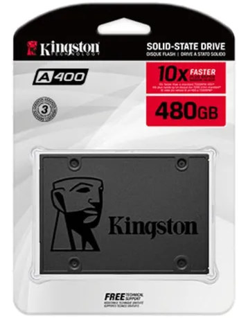 Disco Sólido SSD Interno Kingston SA400S37/480G 480GB Negro