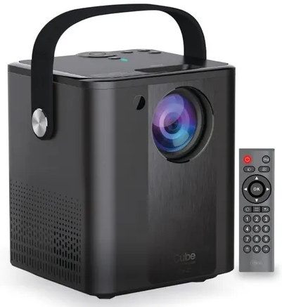 Proyector Mlab Cube 2000 Lm 1080p Fhd Wi Fi Screen Mirror