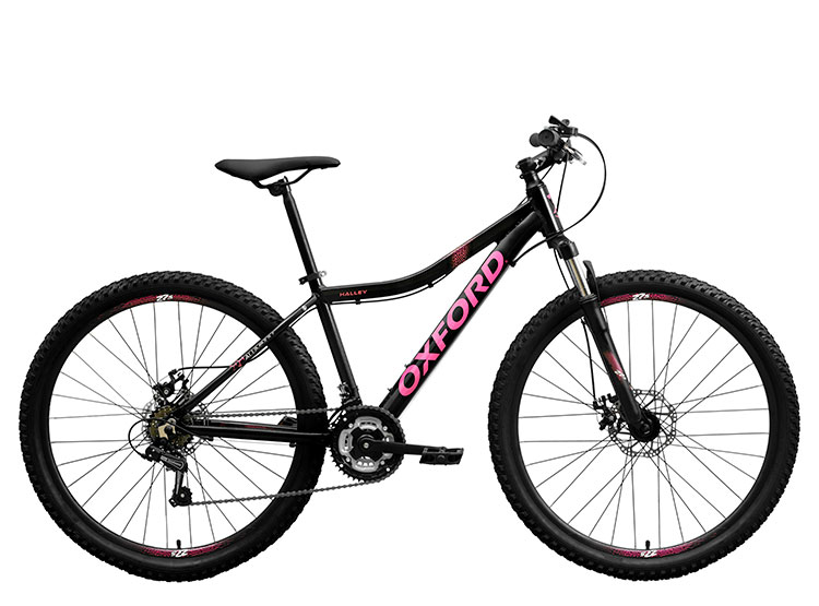 Bicicleta Oxford Halley Aro 27.5 Negro/Fucsia